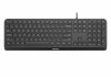 Philips Klawiatura Philips SPK6207B Wired Keyboard US International Czarna